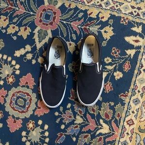 Vans Men's Black Slip-On Loafers